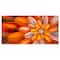 Designart - Massive Orange Fractal Flower - Floral Canvas Art Print